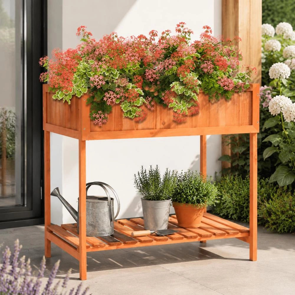 Planter For Herbs 80x60x80 Cm Solid Fir Wood