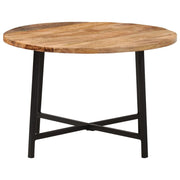 Tavolino da Salotto 54x54x35 cm Legno Massello Mango e Ferro 371968