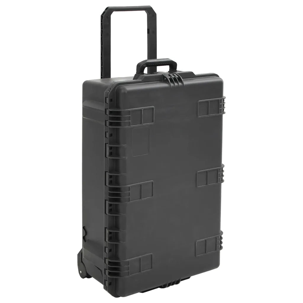 Valigetta da Volo Portatile Nera 79,5x51,5x30,5 cm in PP CFW4644697