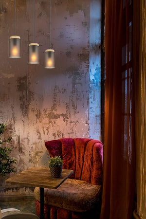 Lampada APP1812-3CP Frosted Grey