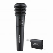 Trade Shop - Microfono Wireless Portatile Unidirezionale Con Ricevitore Karaoke Mic-07 Ktv-8.3 -