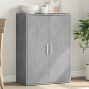 Credenza-Buffet-Armadio da cucina Grigio Cemento 60x31x84 cm in Legno Multistrato 942955