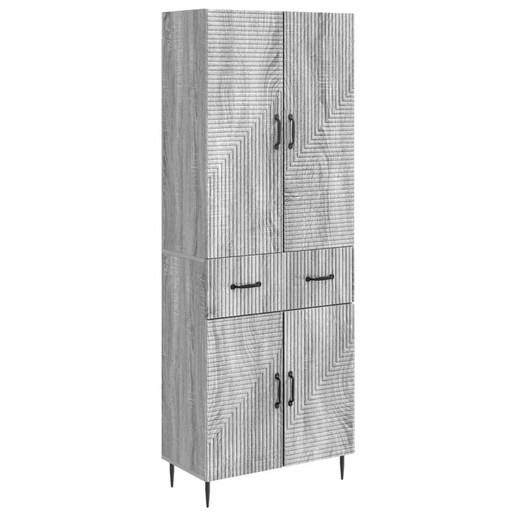 Set di armadi 2 pcs Sonoma grigio 66 x 34,5 x 89,5 cm 3416670
