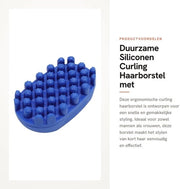 Borsetta per capelli con design ergonomico - Siliconica - Anticrinite - Riccioli/Ondulazioni - Per uomini/donne - 12 x 7 x 4 cm
