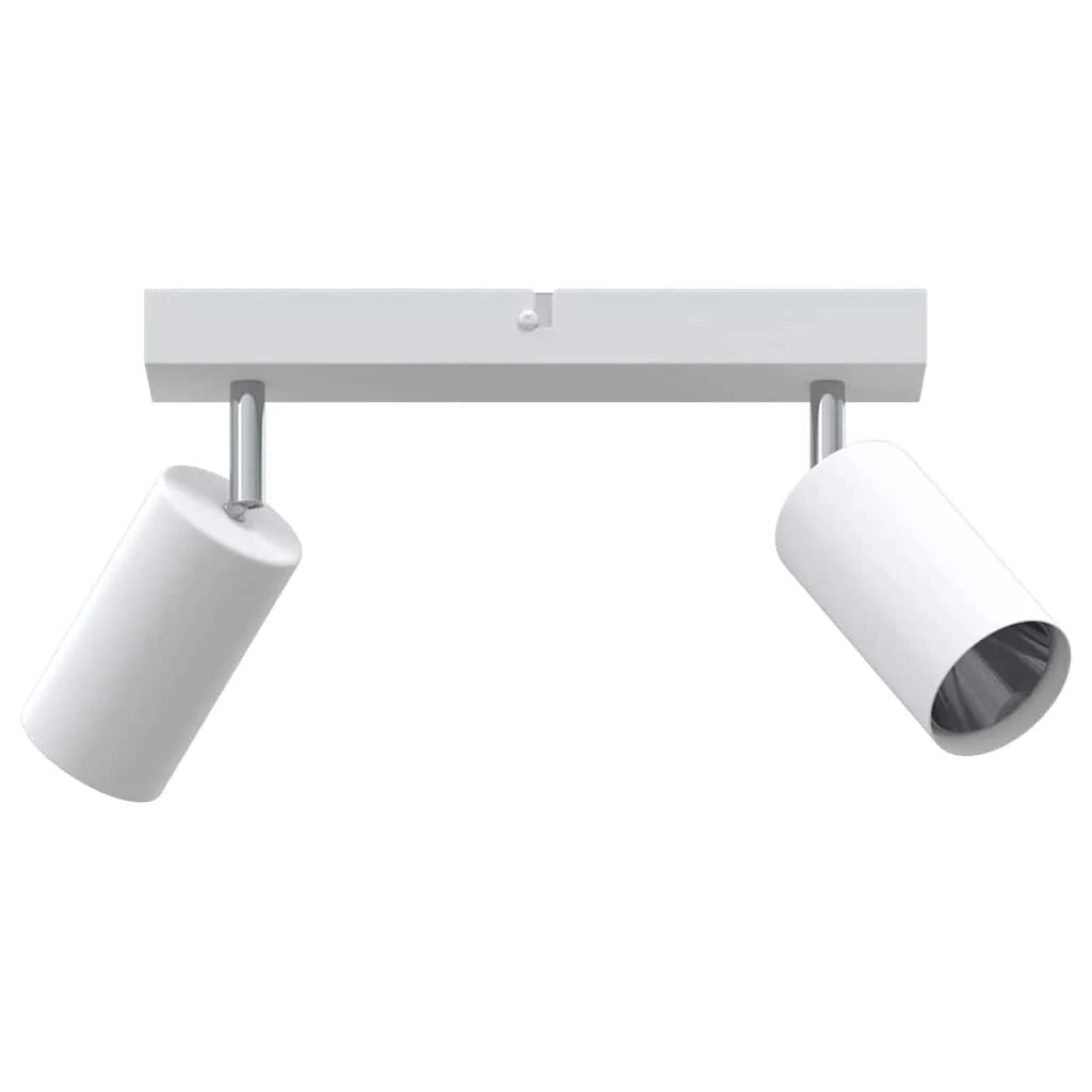 Faretto da soffitto moderno orientabile 26 x 5,5 x 16,5 cm in metallo bianco 02_0058303