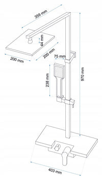 Set Doccia Con Beccuccio Rea Lucas