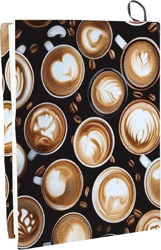 Copertina per libro di testo rigido in pelle, protezione con cappuccio e protezione da spilli, 15,7 x 9,8 cm, 9 x 11 inch, nylon elastico, lavabile.