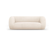 Cosmopolitan Design - Divano "Essen" 2 posti in bouclé beige 
