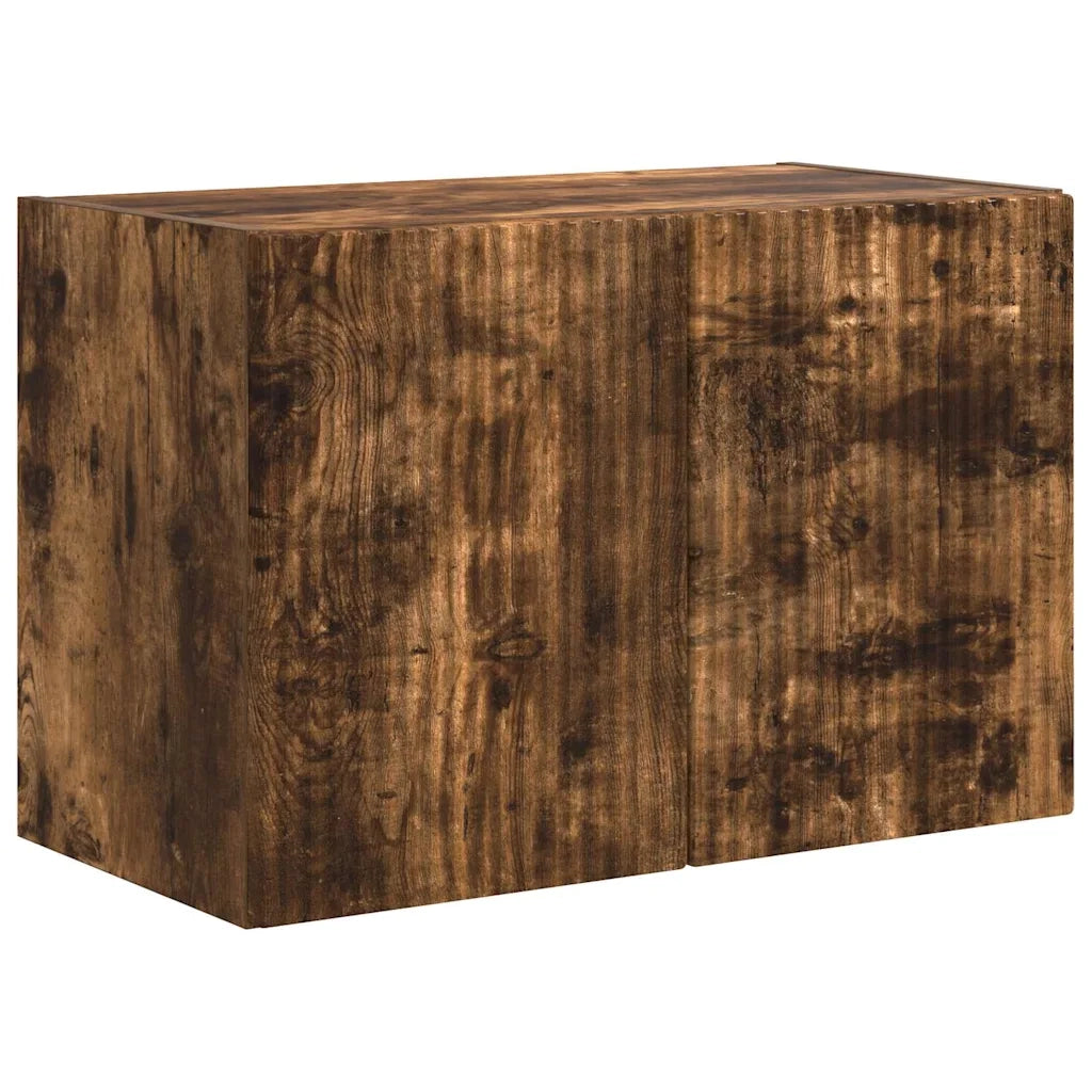 Mobile TV da parete Rovere fumé 59,5 x 31 x 40 cm 892339
