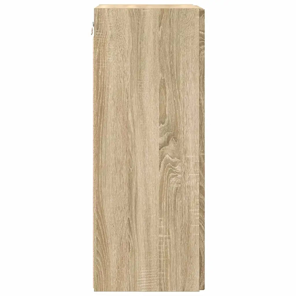 Mobile TV da parete 2 pz-Set di 2 Mobile TV a Muro-Credenza TV Sonoma 30 x 31 x 80 cm