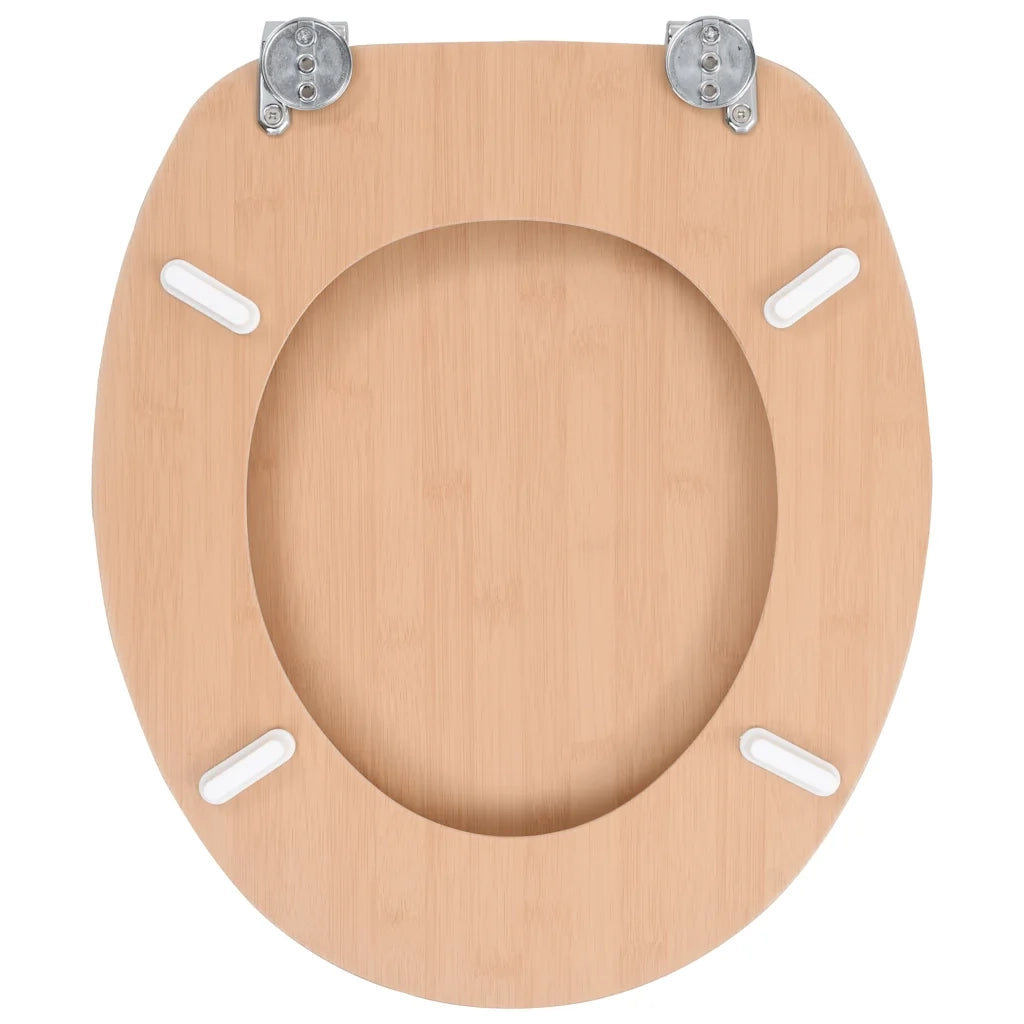 Tavolette WC con Coperchi 2 pz in MDF Design Bamb¨´ CFW9342948