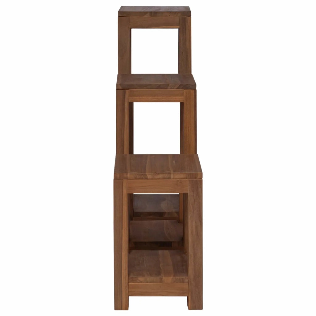 Supporto per piante 3 pz Naturale 25 x 25 x 80 cm 42026905
