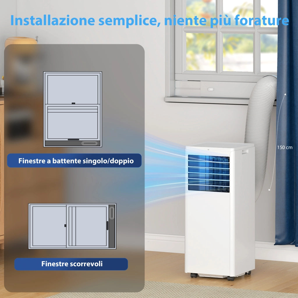 Climatizzatore Portatile 5000 BTU ¨C zephmum ¨C 4 in 1: Raffreddamento, Deumidificazione