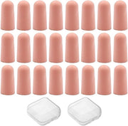 24 pezzi di schiuma morbida per isolamento acustico, orecchini da sonno riciclabili, protezione auricolare comoda, rosa.