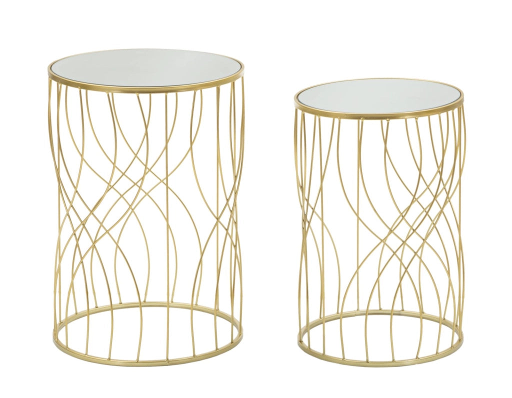 TAVOLINETTI LIGNE COPPIA CM � 38X55-33X50