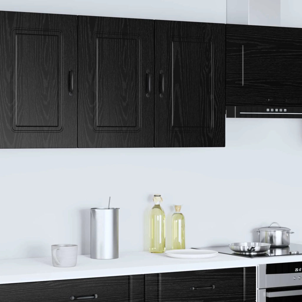 Pannello lavastoviglie Kalmar Rovere Nero 80 x 31 x 60 cm