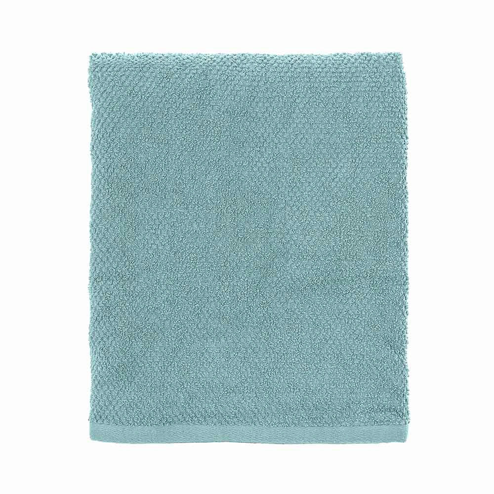 Asciugamani ospite per bagno 100% cotone verde acqua 40x60 cm