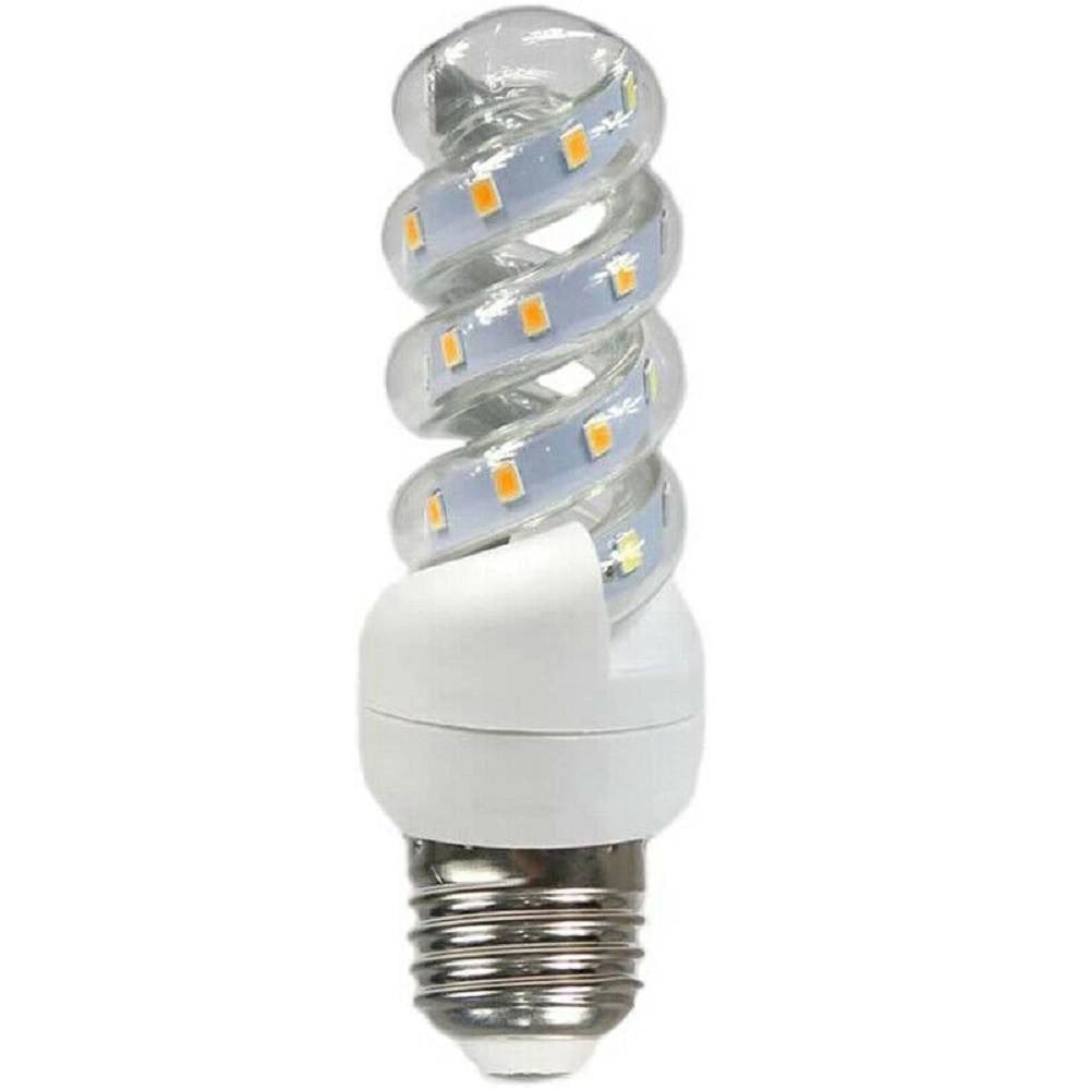Trade Shop - Lampadina Led E27 13w Spirale Luce Fredda Calda Naturale 6500k 4000k 3000k S13w -