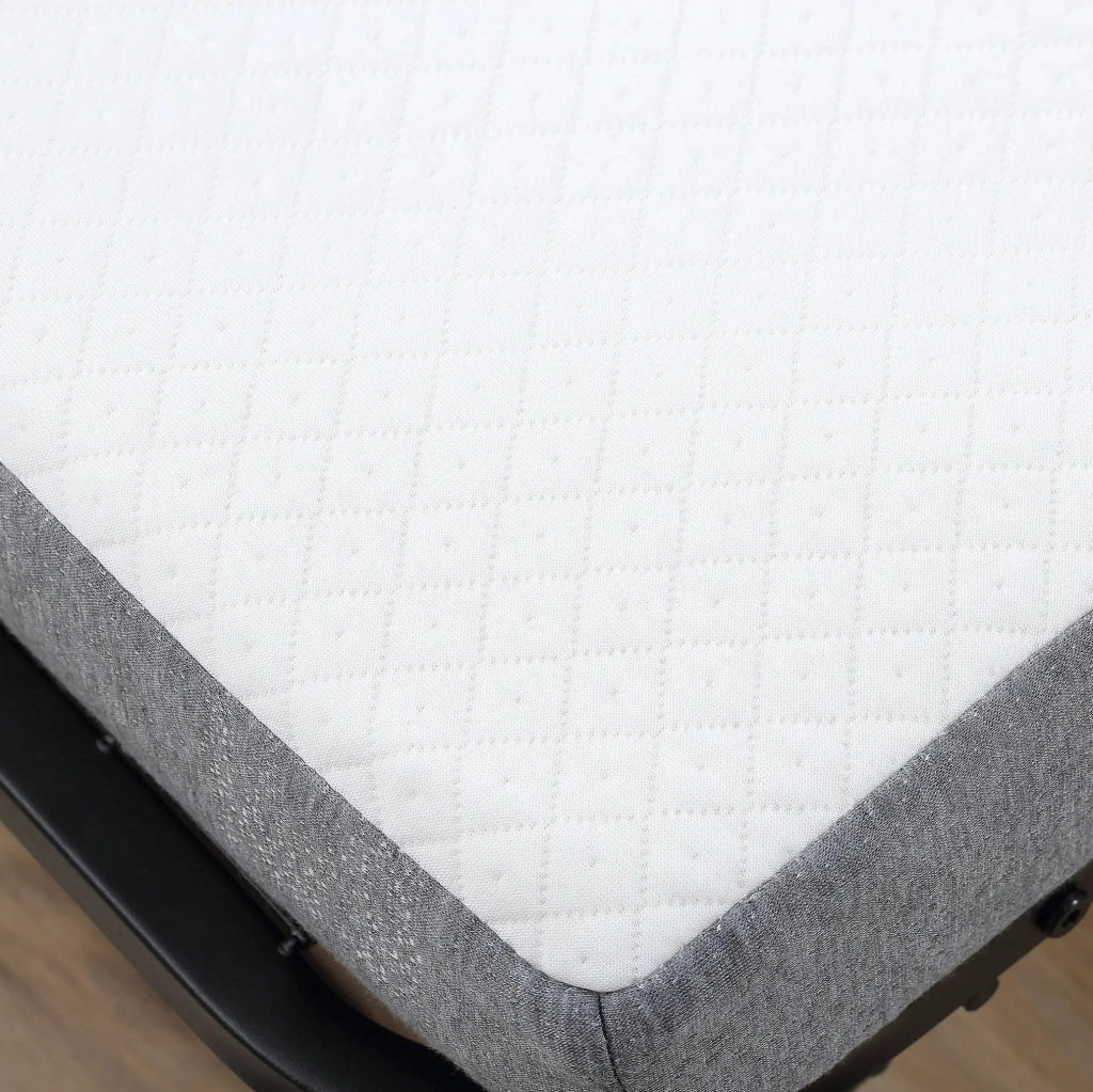 Letto pieghevole per ospiti con ruote, materasso 10 cm