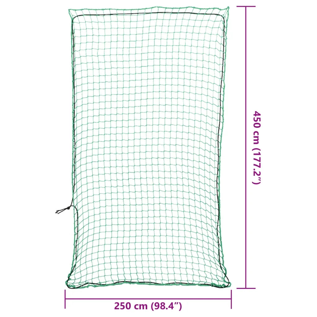 Rete per Rimorchio con Corda Elastica Verde 4,5x2,5 m in PP CFW9348891