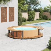 Bordo per Spa 273x53 cm in Legno Massello d'Acacia 310091
