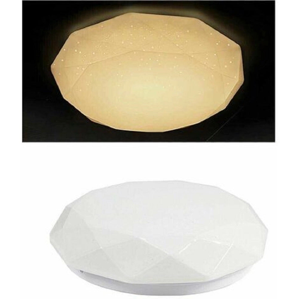 Trade Shop - Plafoniera Da Soffitto 24 W Lampadario Lampada Luce Naturale Fredda Calda -