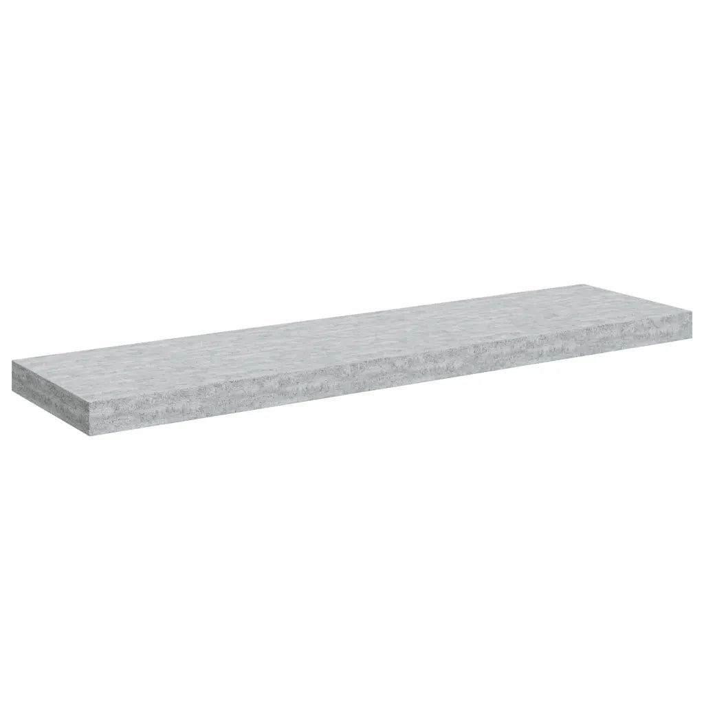 Scaffale a Parete Grigio Cemento 90x23,5x3,8 cm in MDF 326603
