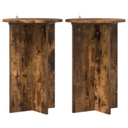 Supporto per piante | Sostegno per piante 2 pz Rovere Fumo ?40 x 60 cm