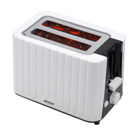 SOGO Tostapane Elettronico 2 Fette, Design Moderno, Controllo Temperatura, Autospegnimento, Vassoio Raccogli Briciole, Sicuro e Facile da Pulire