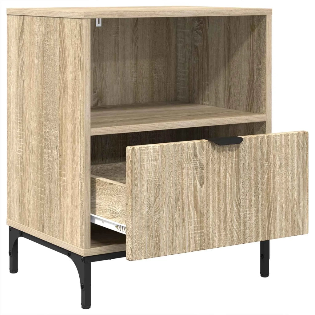 Armadio da Notte con cassetto rovere sonoma 49 x 36 x 61 cm 883478