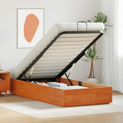 Letto ottomano Marrone Cera 80 x 200 cm Legno di pino massiccio