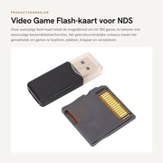 Carta di memoria Flash compatibile con NDSL/NDSI/NDSI XL/2DS/3DS/3DS XL - Prestazioni veloci e stabili - Supporta 4G/128G - Gestione dei dati facile - Opzioni di visualizzazione migliorate