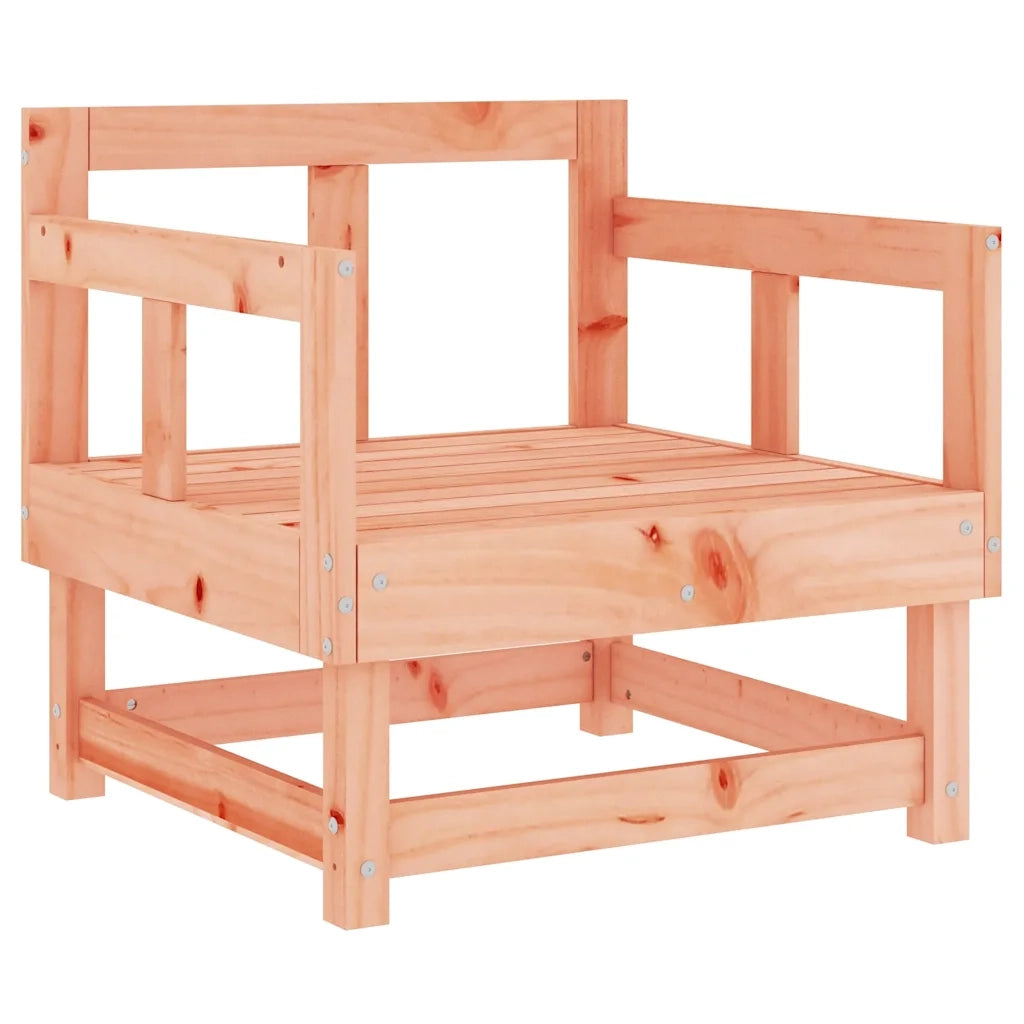 Sedia da patio-Sedie da Giardino con Cuscini 2 pz in Legno Massello di Douglas 316889
