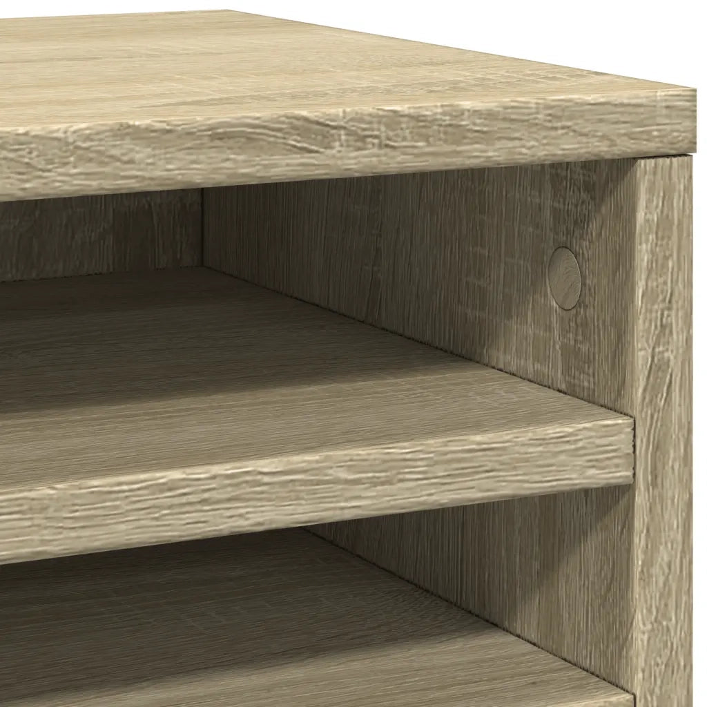 Organizer Scrivania Rovere Sonoma 36x26x29,5 Legno Multistrato CFW3957863