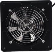 Ventilatore da Parete - Rimozione Aria Cucina - Miglioramento Qualità dell'Aria - Livello di Rumore Basso - 190 Mm - Nero