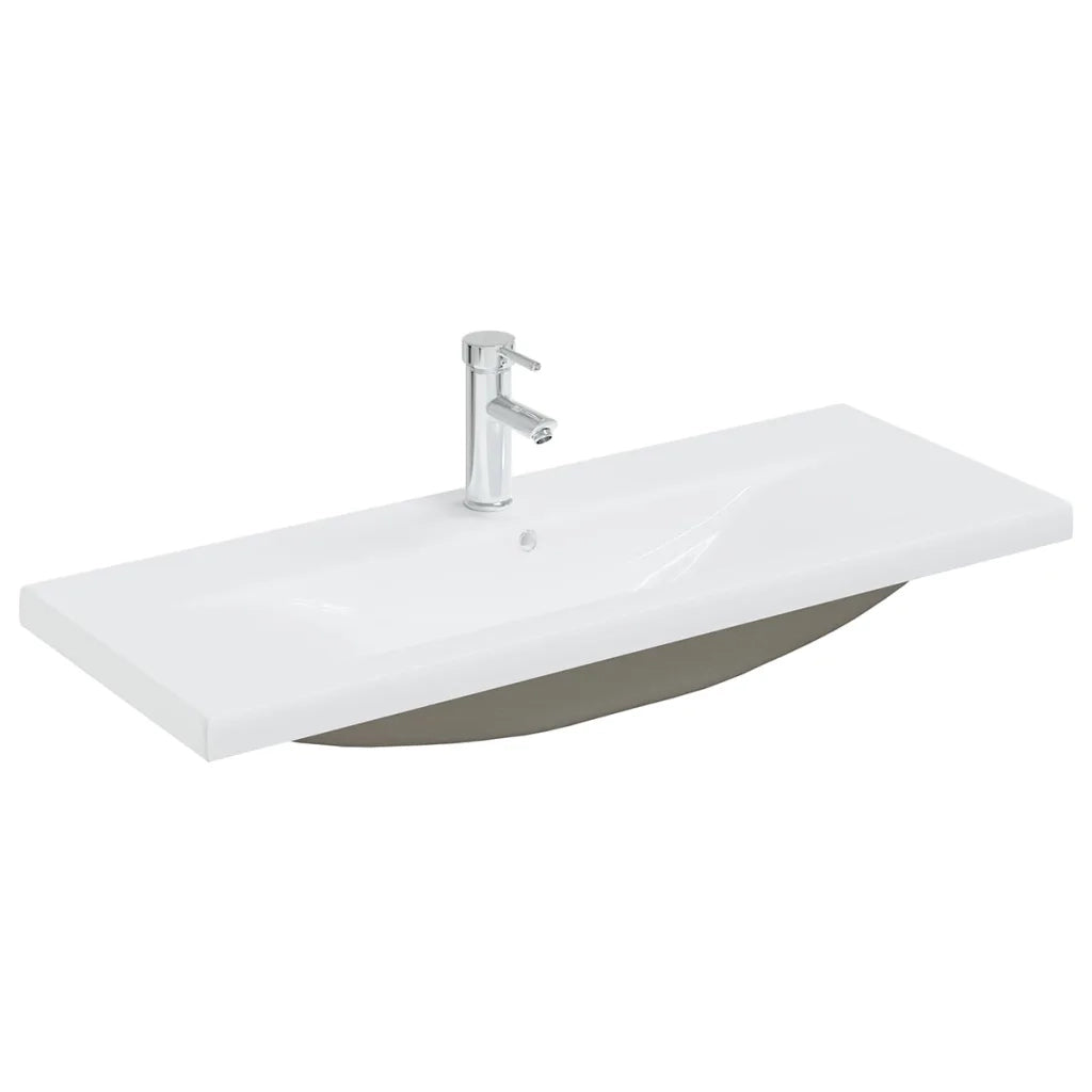 Mobile Bagno con Lavabo Integrato Bianco in Legno Multistrato 3071297