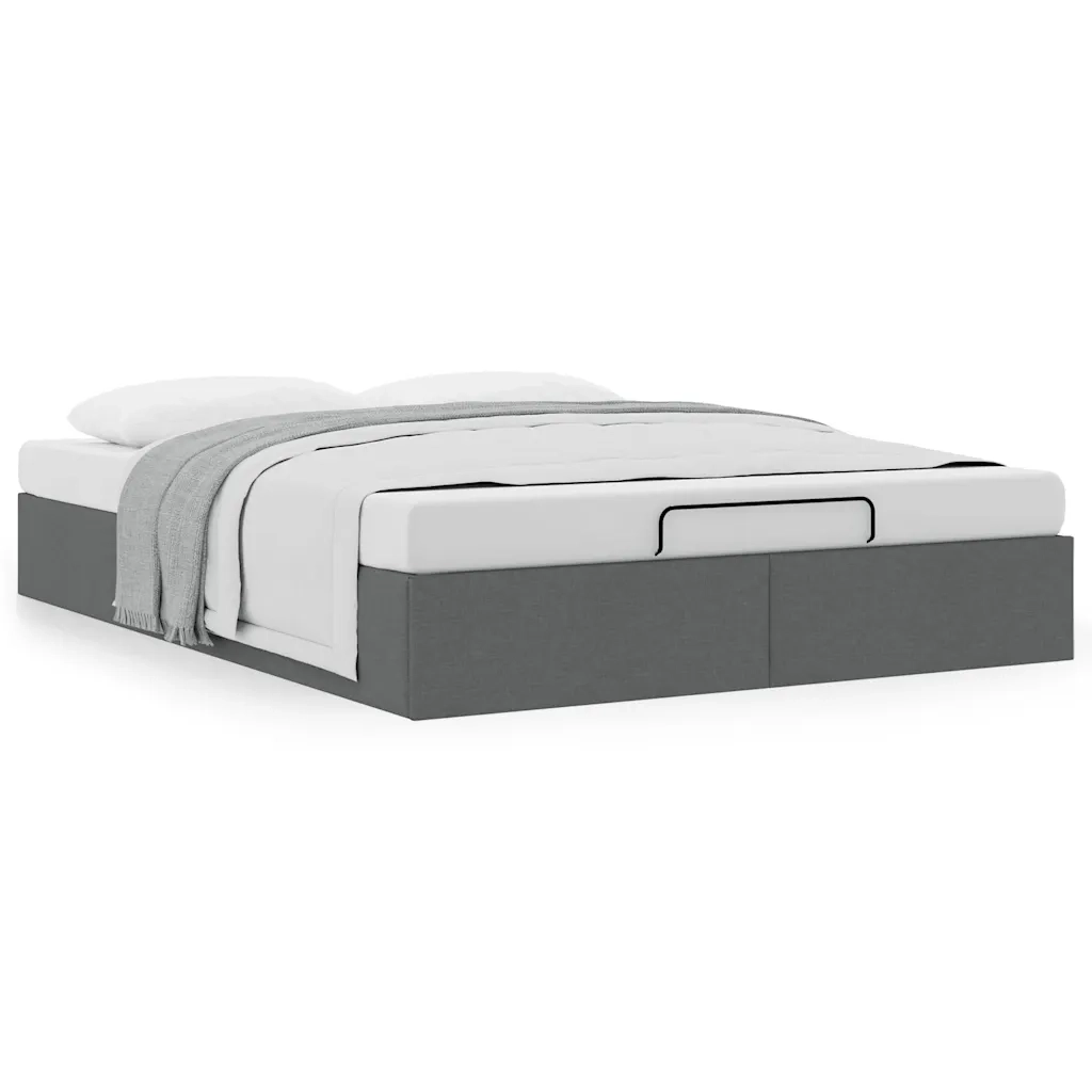Struttura Letto Pouf senza Materasso 140x190 cm in Tessuto 3310876