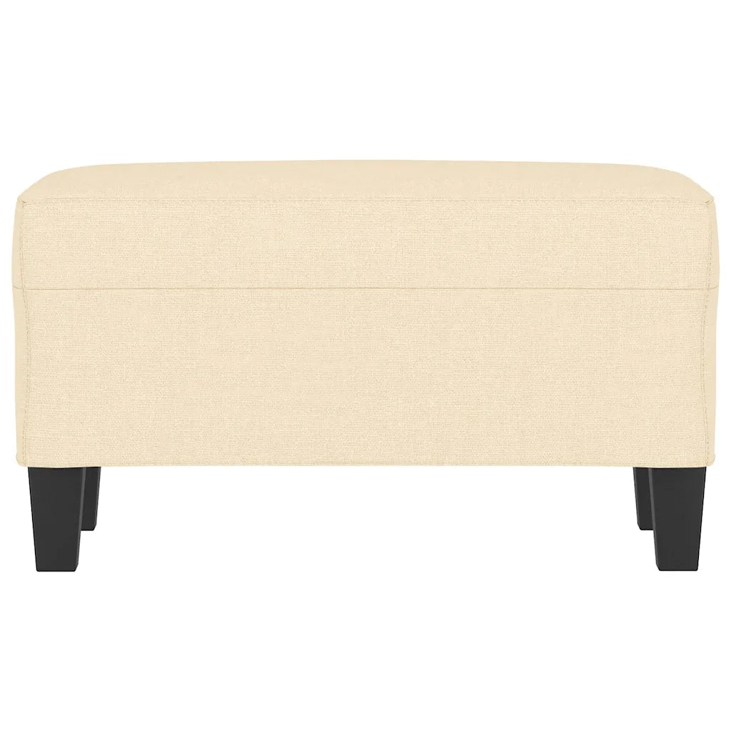 Panca crema 70x35x41 cm in Tessuto