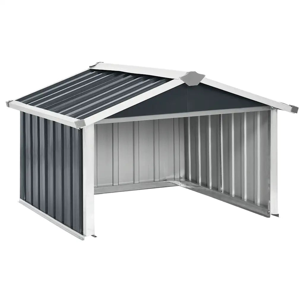 Capanno per Robot Tosaerba 92x97x63cm Acciaio Zincato Antracite CFW8951267