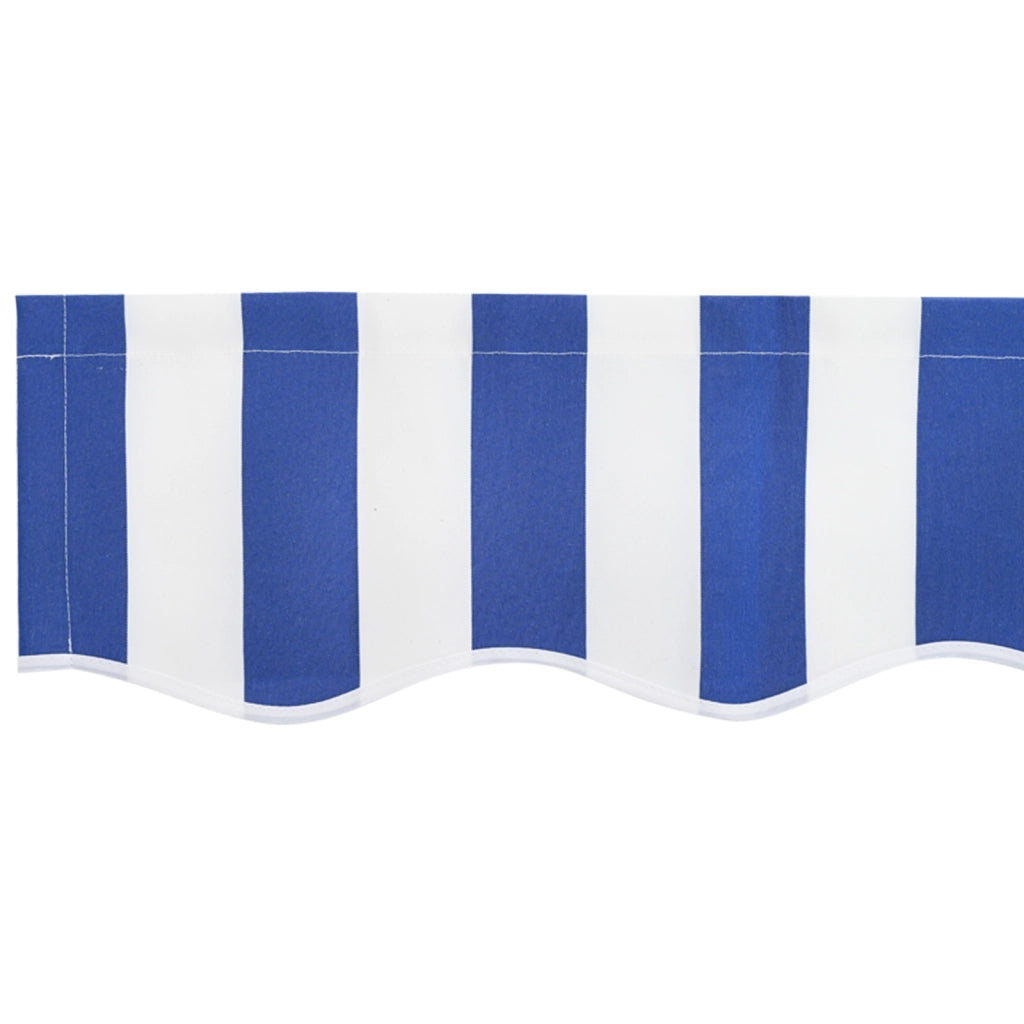 Tessuto di ricambio per tenda per telaio 4x2 m Blu e Bianco