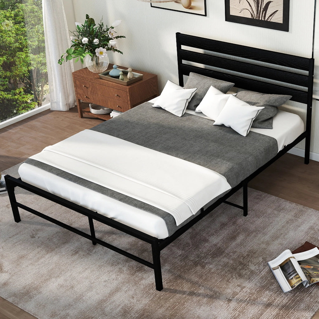 Letto singolo 140x200 cm, colore nero