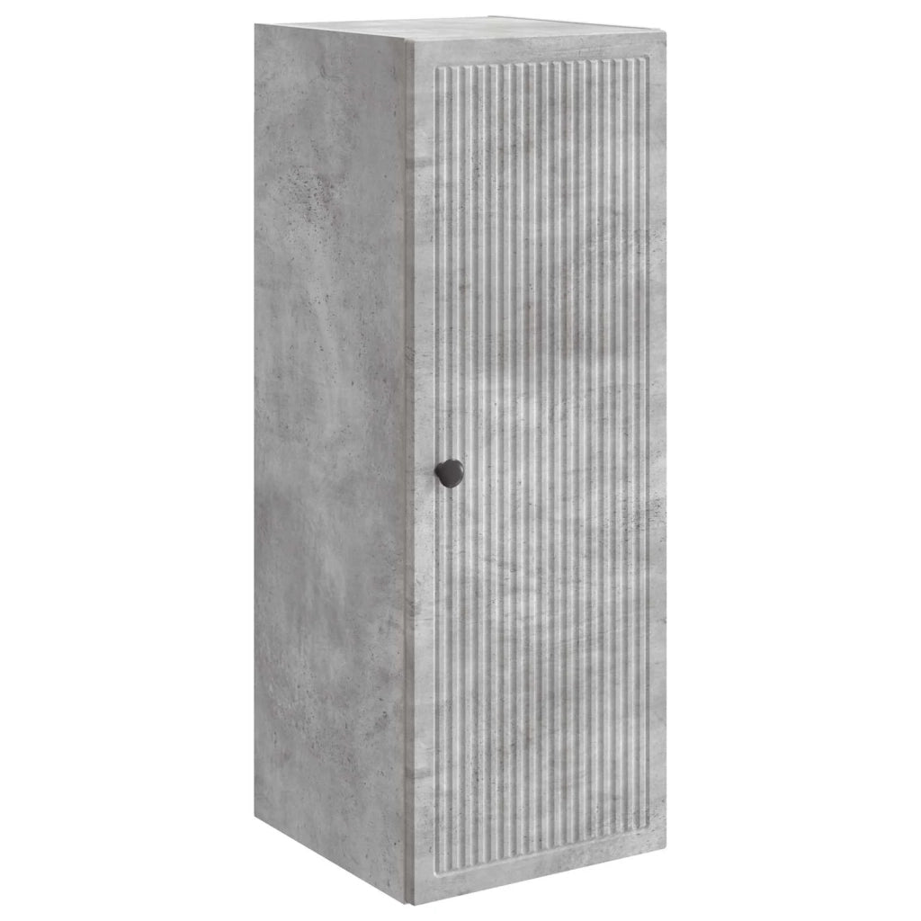 Mobiletto a muro Grigio Cemento 33 x 34,5 x 90 cm 897908