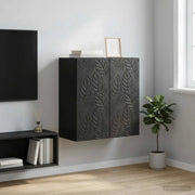 Mobiletto a muro Nero 59 x 31 x 60 cm Legno ingegnerizzato 898746