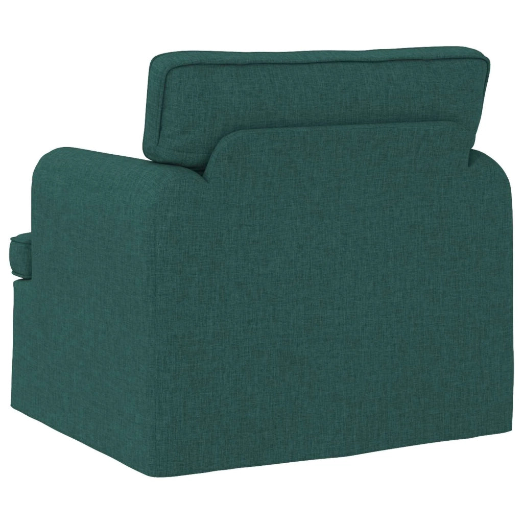 Divano | Divano da soggiorno | Sofa Verde Scuro 84 x 80 x 85 cm Tessuto