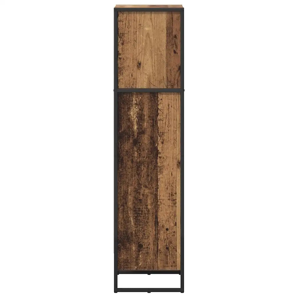 Armadio per Libri Legno vecchio 40 x 30 x 121 cm