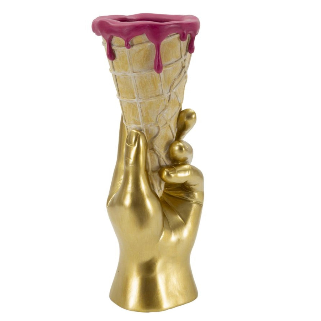 Scultura Gelato 1, Multicolore, Poliresina, 12,5x11x31 cm