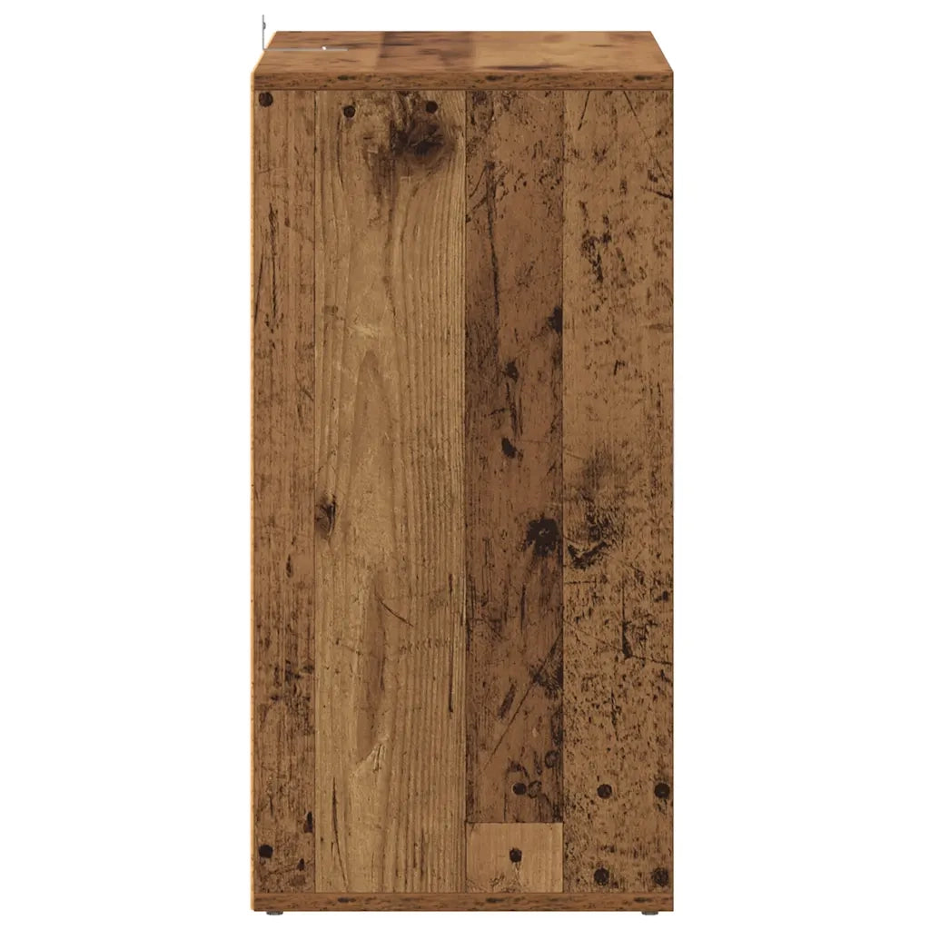 Scarpiera-Scaffale per scarpe Legno Vecchio 60x35x70 cm in Legno Multistrato 236951