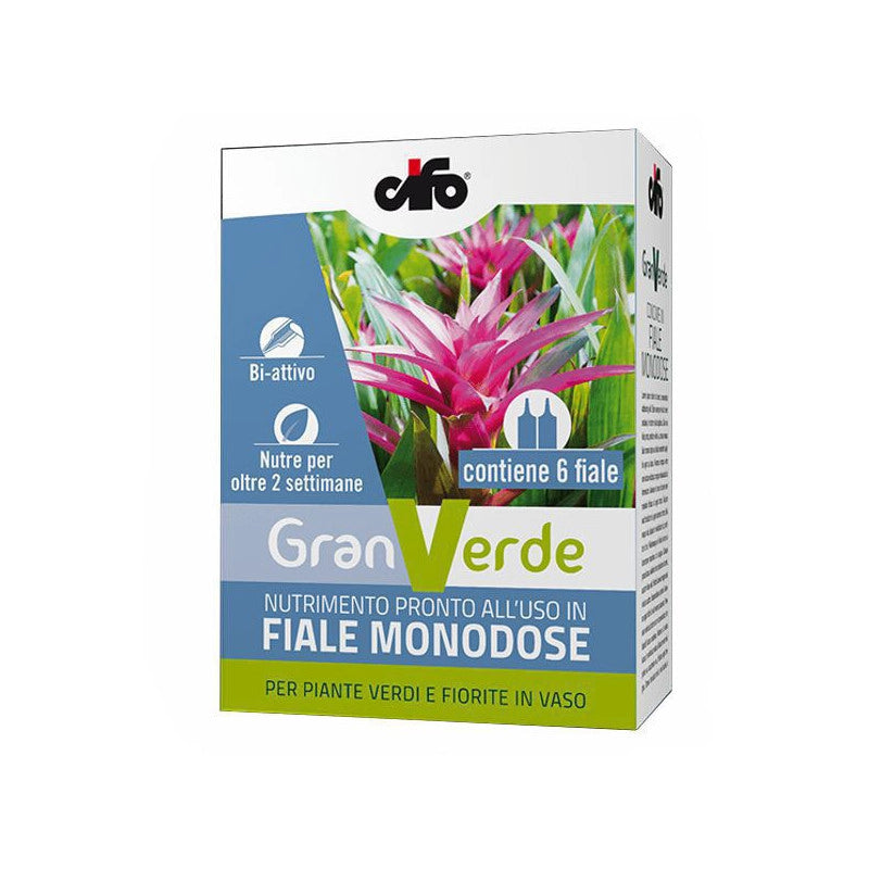 Concime Goccia Goccia Piante Verdi Ml 40 Pz 6 Cifo