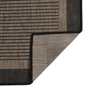 Tappeto da Esterni a Tessitura Piatta 80x150 cm Marrone Scuro 340841