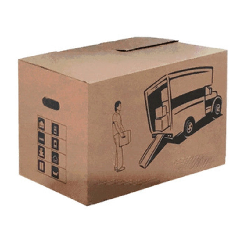 SCATOLA CARTONE AVANA M CM.35X30X20H- GRIMALDI- 10,0 pz